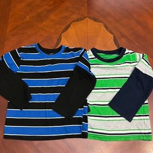 Bundle of 2 stripe long sleeve tee
